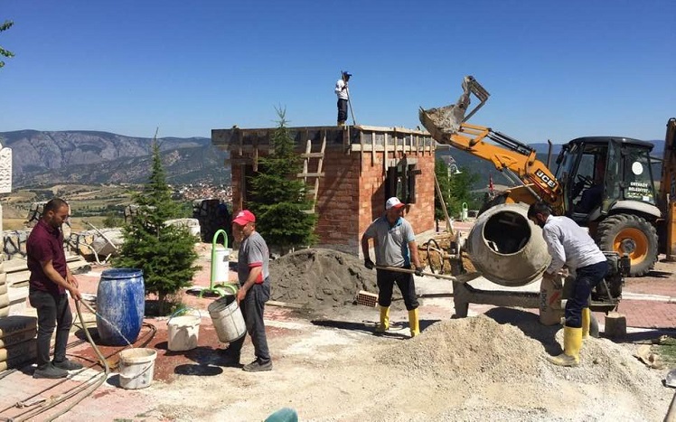 Seyirtepe’de kafe yapımına başlandı