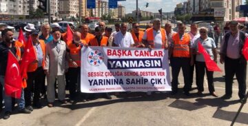 Eyleme katılmayanlar tepki çekti!
