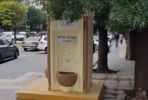 Milönü meydan çeşmesi yenilendi