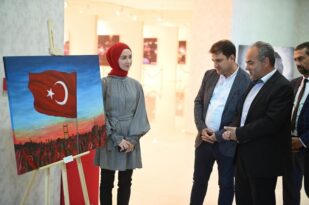 Öğrenciler 15 Temmuz’u resmettiler