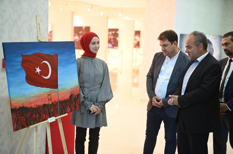Öğrenciler 15 Temmuz’u resmettiler