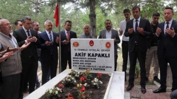 15 Temmuz şehidi dualarla anıldı