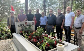 Silah arkadaşlarından şehide vefa