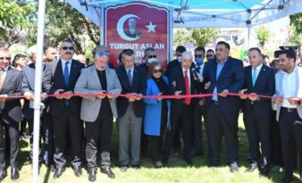 Gazi Turgut Aslan parkı açıldı