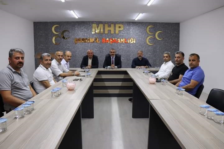 Sendika başkanları ile bir araya geldi