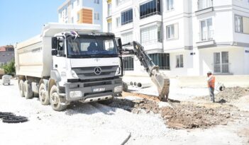 Şehrin atık su hattı yenileniyor