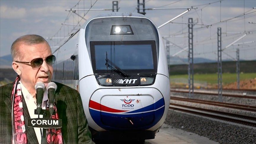Çorumlulara tren müjdesi verdi!