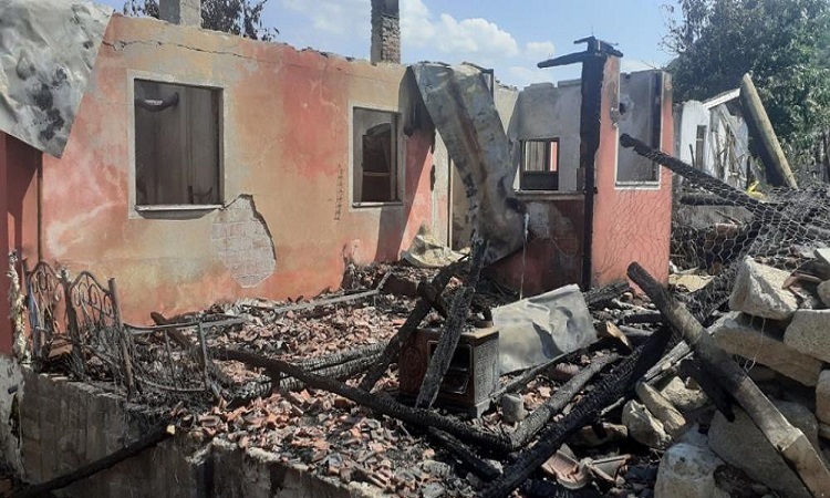 Yaşlı kadın yangında can verdi!