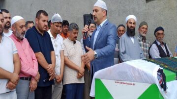 Anne ve bebeğine hüzünlü veda!