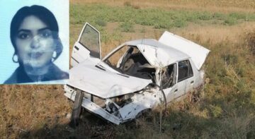 Genç kız kazada hayatını kaybetti
