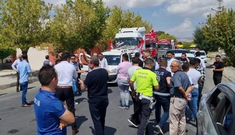 Konvoydaki tırlara ceza yağdı!