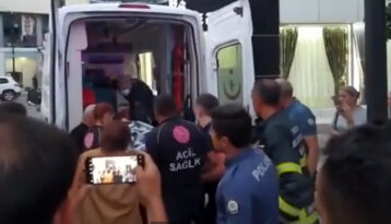 Genç kız yüksekten boşluğa düştü!