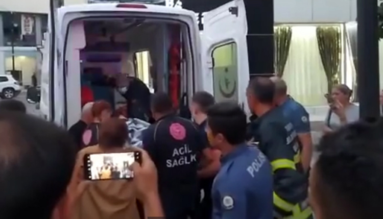 Genç kız yüksekten boşluğa düştü!