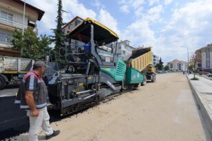 Kapaklı 1. cadde’nin asfaltı tamamlandı