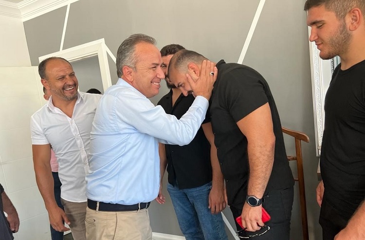 Ceylan pehlivanları ağırladı