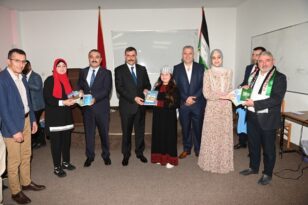 Kalkilya’da Çorum Kültür Merkezi açıldı