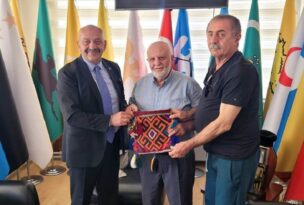 Başkan İsbir’e anlamlı ziyaret