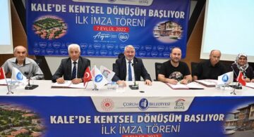 Kentsel dönüşüm için imzalar atıldı