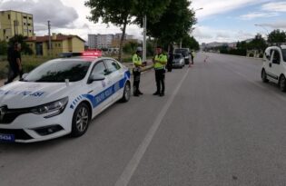 Havadan trafik denetimi yapıldı!