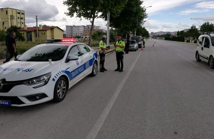 Havadan trafik denetimi yapıldı!