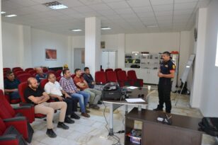 Acil durum ekibine eğitim verildi