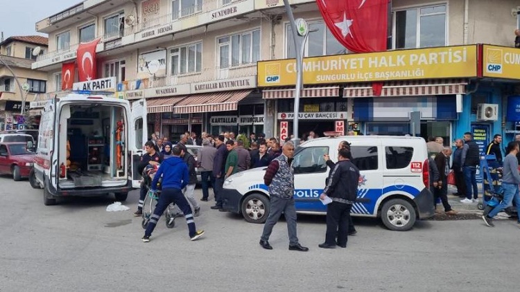 Pasajda iki kişi silahla vuruldu