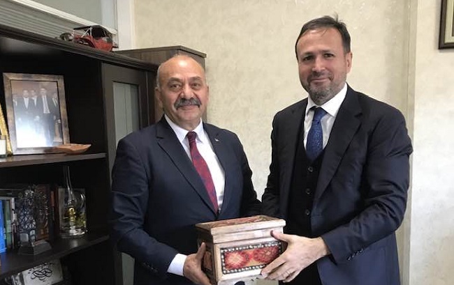 Başkan proje ile ilgili görüştü