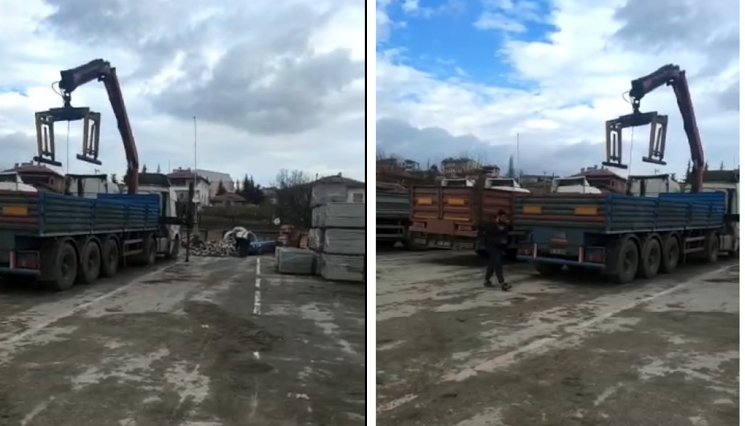 Keçiören’den 5 tır malzeme desteği