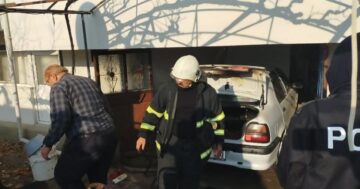 Tankı sökerken ölümden döndü!