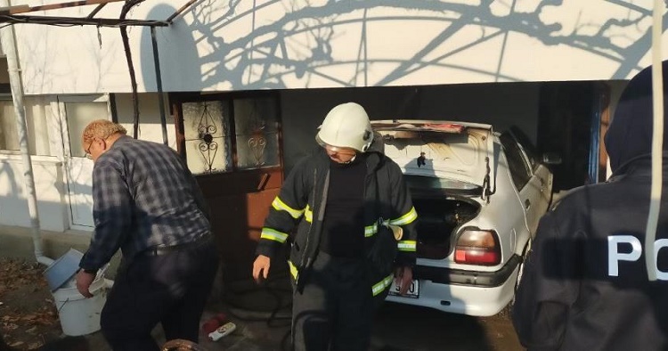 Tankı sökerken ölümden döndü!