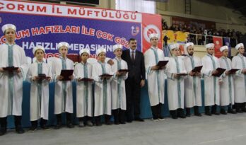 Çorum’da 260 hafız icazet belgesi aldı