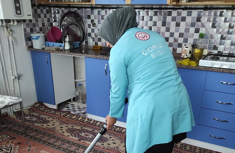 170 hanede ev temizliği yapılıyor