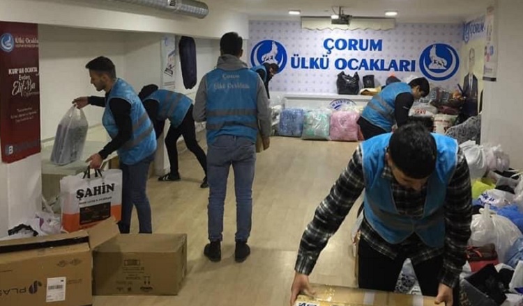 Ülkücüler destek için seferber oldu