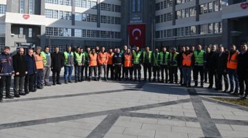 Afşin’e ekipman ve personel desteği
