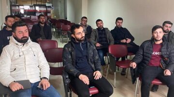 Çorum’dan hasar tespiti için gittiler