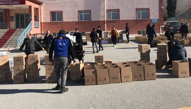 Çorum Müftülüğü’nün desteği sürüyor