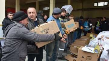 İskilip halkı yardım için seferber oldu