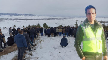 İnşaat ustası son yolculuğuna uğurlandı