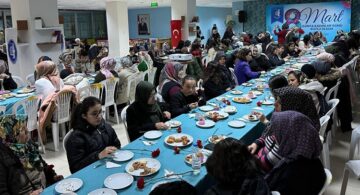 Depremzede misafirler için 8 Mart etkinliği