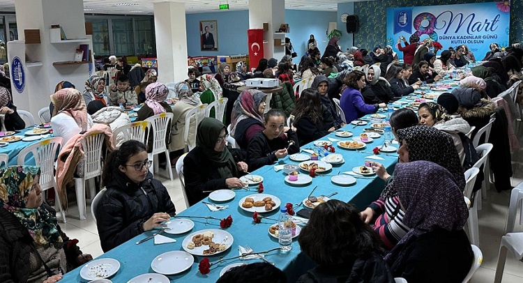 Depremzede misafirler için 8 Mart etkinliği