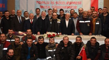 Toplu sözleşme sevinci yaşandı