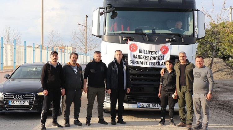 Çorum MHP Payas’ta çadır kent kurdu