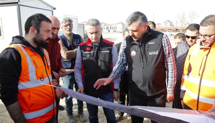 Afşin’e konteyner kent kuruluyor