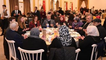 Şehit aileleri ve gazilere iftar