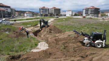 Altyapı çalışmaları devam ediyor