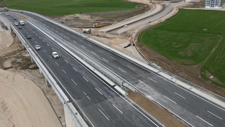 Yeni bağlantı yolunda çalışmalar hızlandı