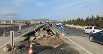 Köprülü kavşak trafiğe açıldı