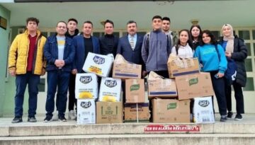 Depremzedelere ramazan kolisi yardımı