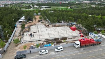Hayvan hastanesi inşaatı hızla ilerliyor