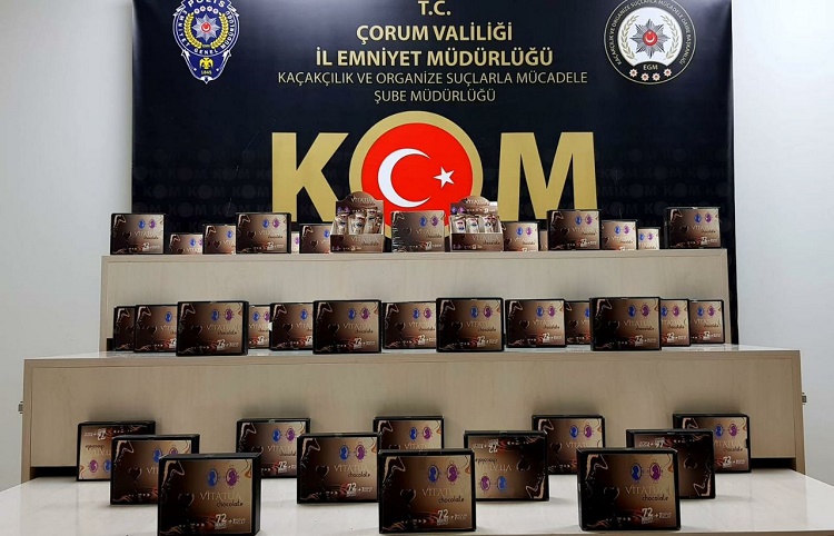 Çorum’da yasaklı ürünler operasyonu!